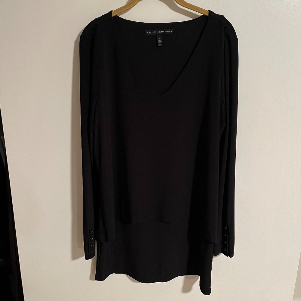 Women's Black Tunic Blouse